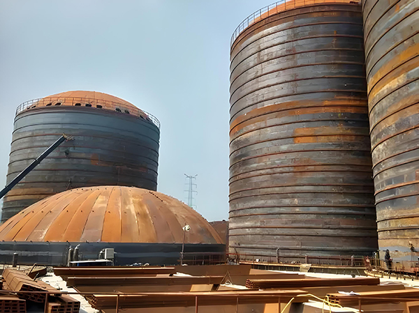 沛县焦粉钢板仓